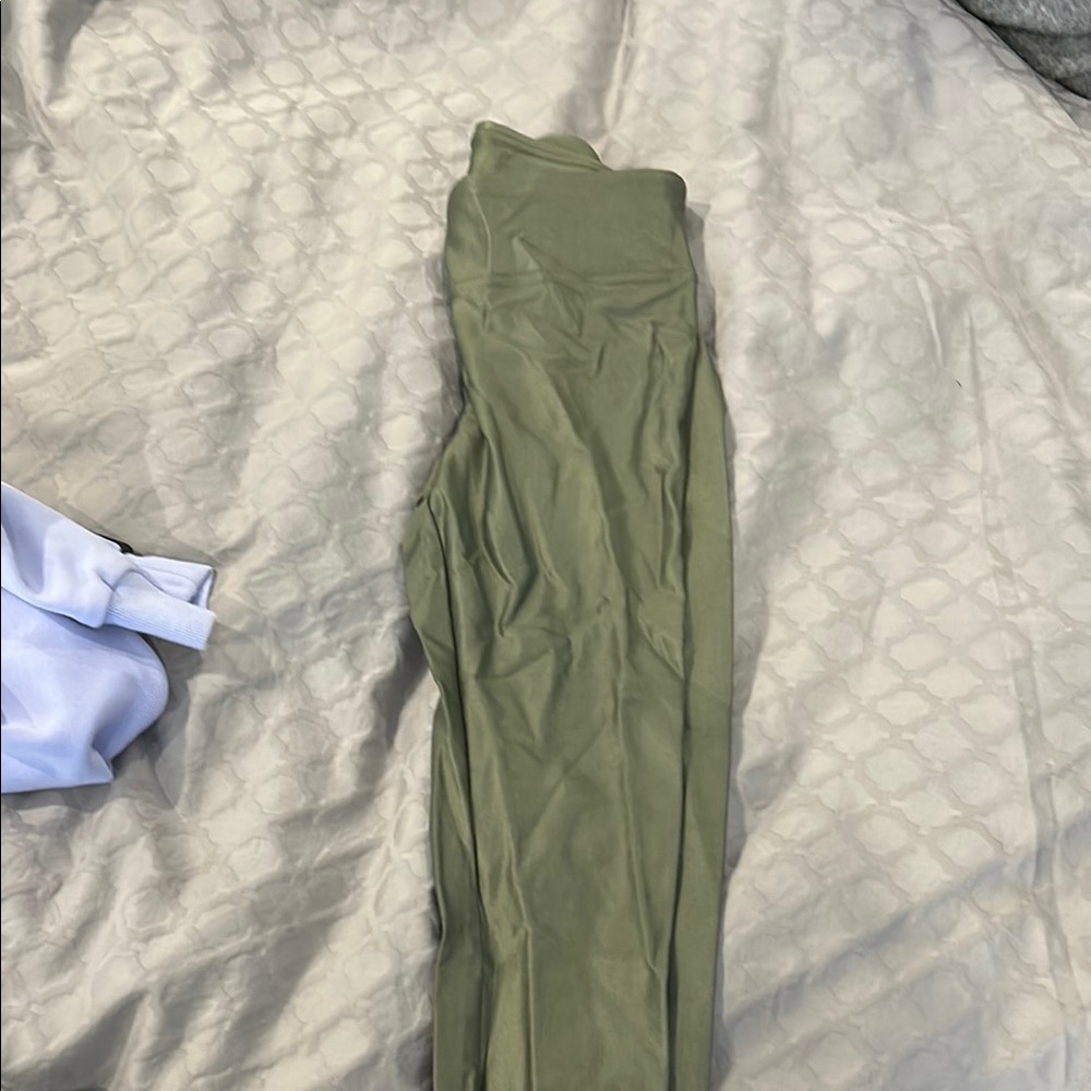 Koral Olive Green Leggings